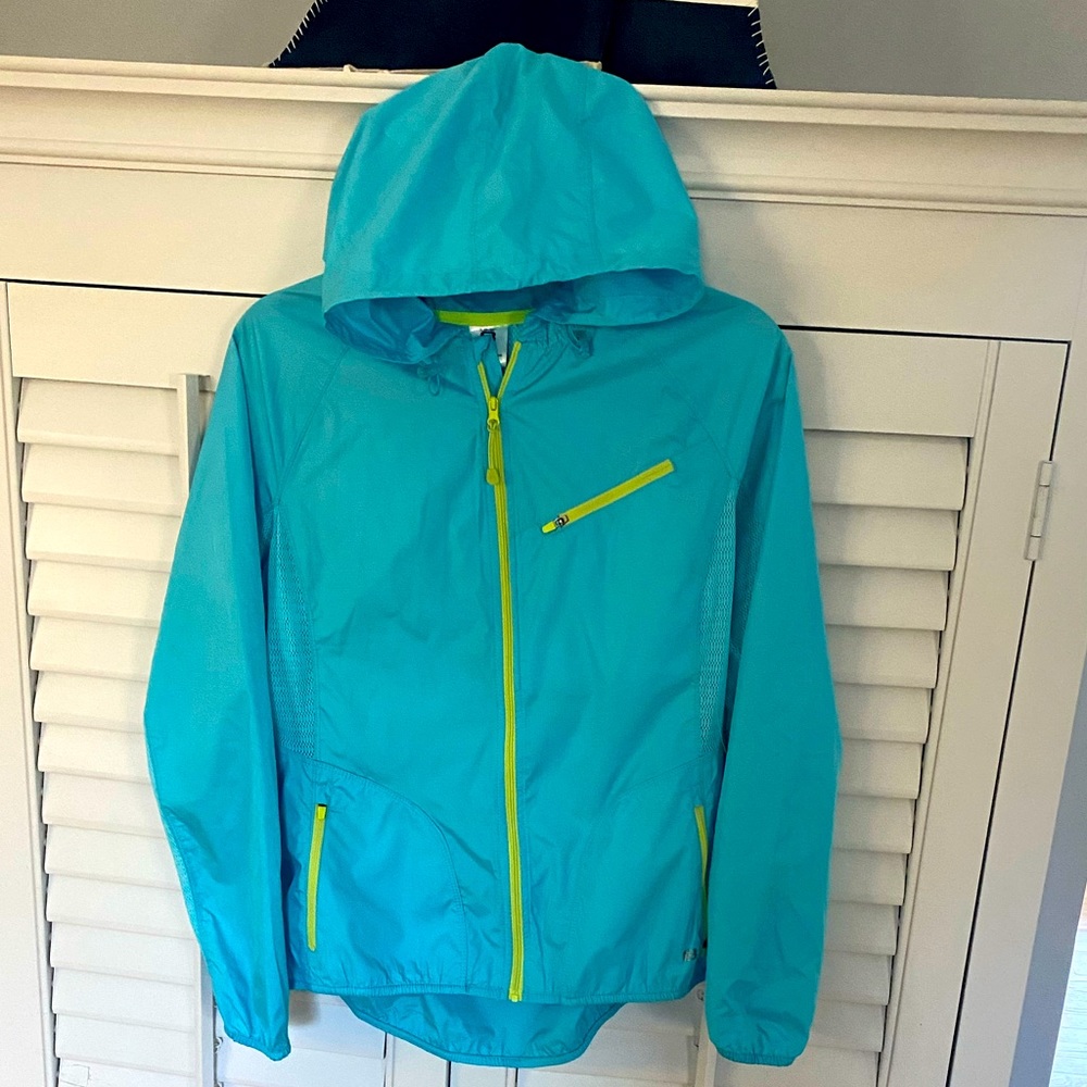 Turquoise light weight jacket